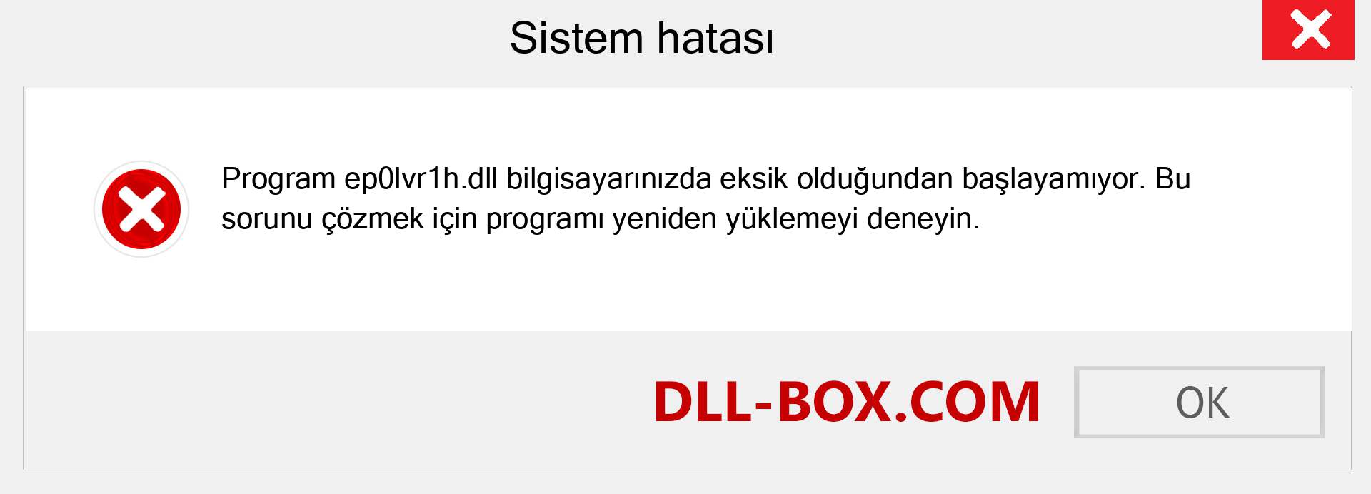 ep0lvr1h.dll dosyası eksik mi? Windows 7, 8, 10 için İndirin - Windows'ta ep0lvr1h dll Eksik Hatasını Düzeltin, fotoğraflar, resimler